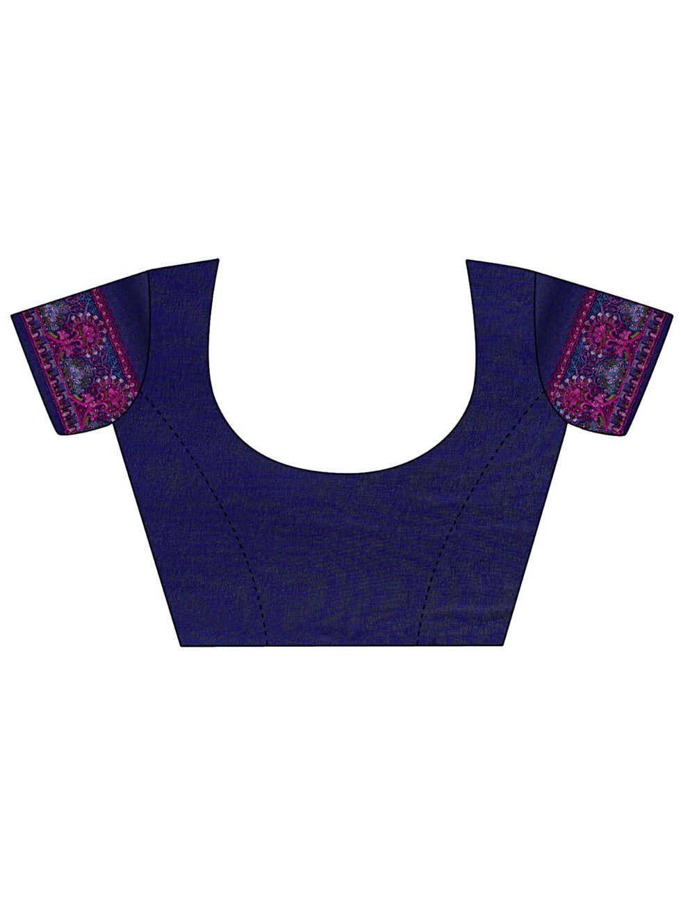 Gulnaar Blue Kashmiri Drape